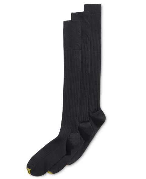 Носки Calf для мужчин, 3 шт. — Gold Toe, цвет: Чёрный