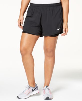 plus size 2 in 1 shorts
