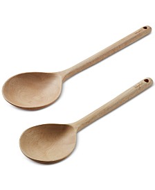 2-Pc. Parawood Solid Spoon Set
