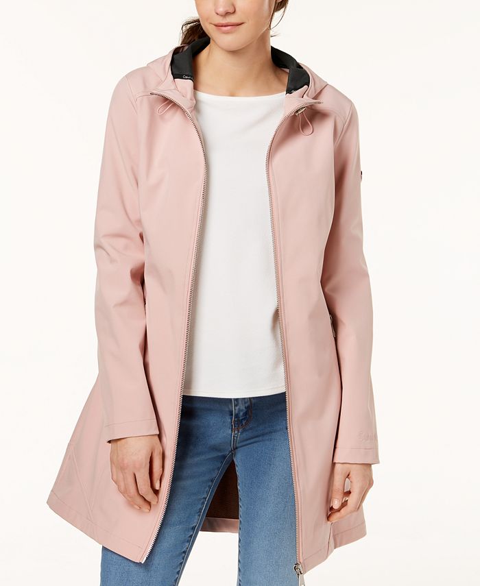 Sjah Kalmte galerij Calvin Klein Petite Hooded A-Line Softshell Raincoat & Reviews - Coats &  Jackets - Women - Macy's