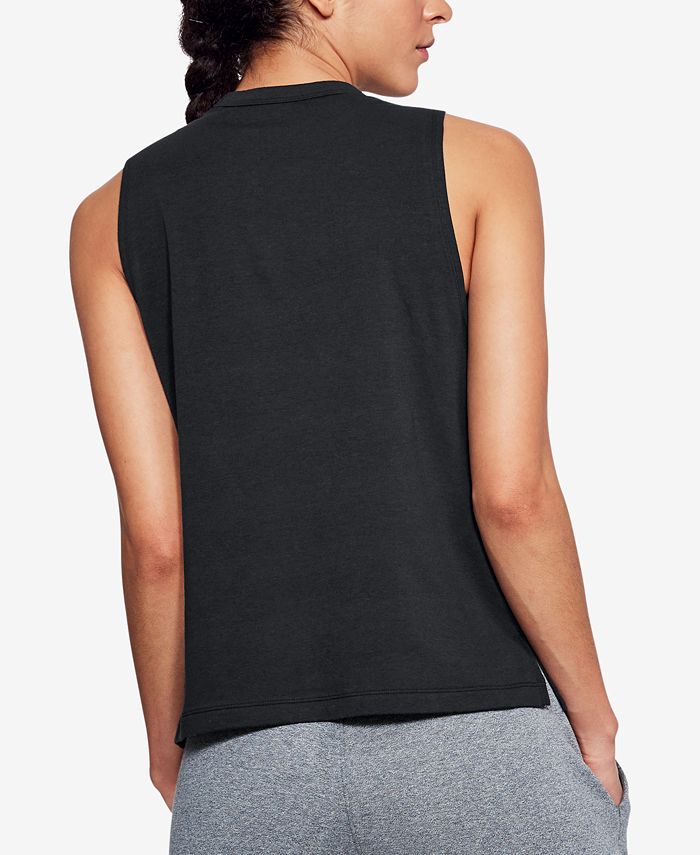 Under Armour Charged Cotton® Sleeveless T-Shirt - Macy's