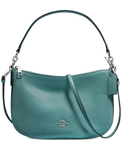 COACH Chelsea Crossbody in Pebble Leather - Handbags & Accessories - Macy&#39;s