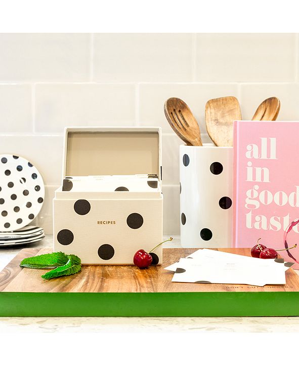 kate spade new york Recipe Box, Deco Dot & Reviews Cleaning