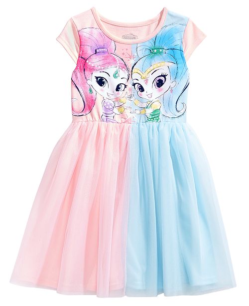 Nickelodeon Shimmer And Shine Colorblocked Tutu Dress Toddler