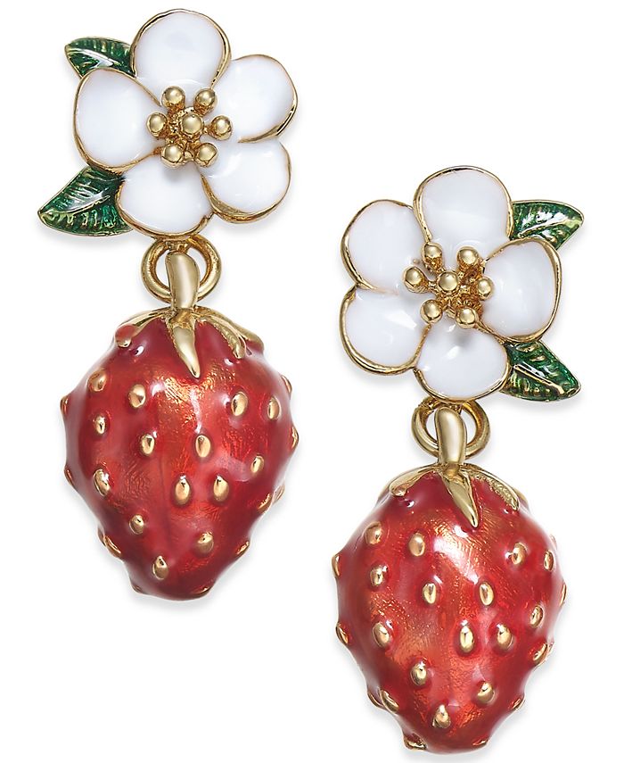 Kate spade hotsell strawberry earrings