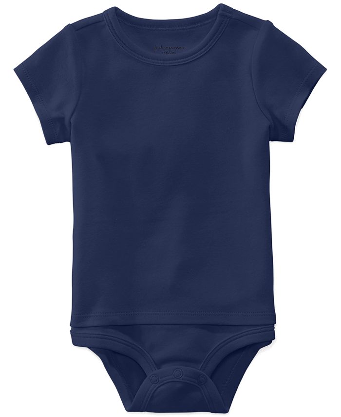 First Impressions Cotton T-Shirt Bodysuit, Baby Girls or Baby Boys ...