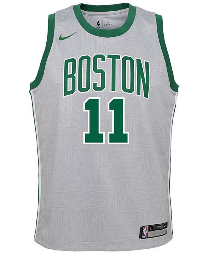 Men's Boston Celtics Kyrie Irving Nike White City Edition Swingman Jersey