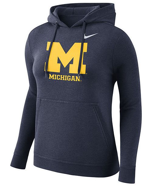 Nike Women S Michigan Wolverines Club Hooded Sweatshirt Reviews Sports Fan Shop By Lids Women Macy S