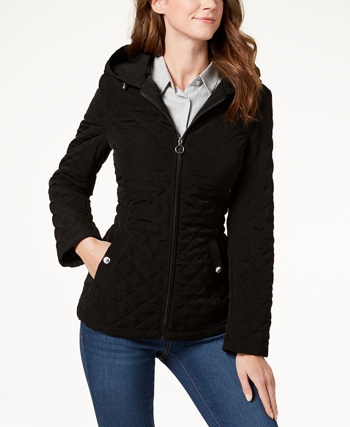 Laundry by Shelli Segal Hooded Quilted Jacket Macy's