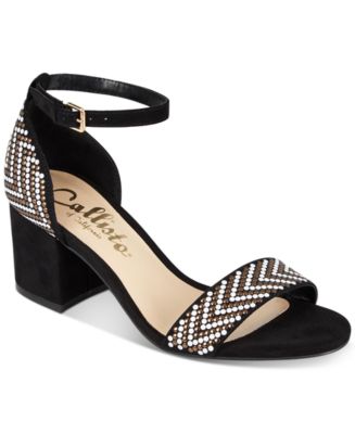 Callisto Nessa Two-Piece Block Heel Dress Sandals, Created for Macy's ...