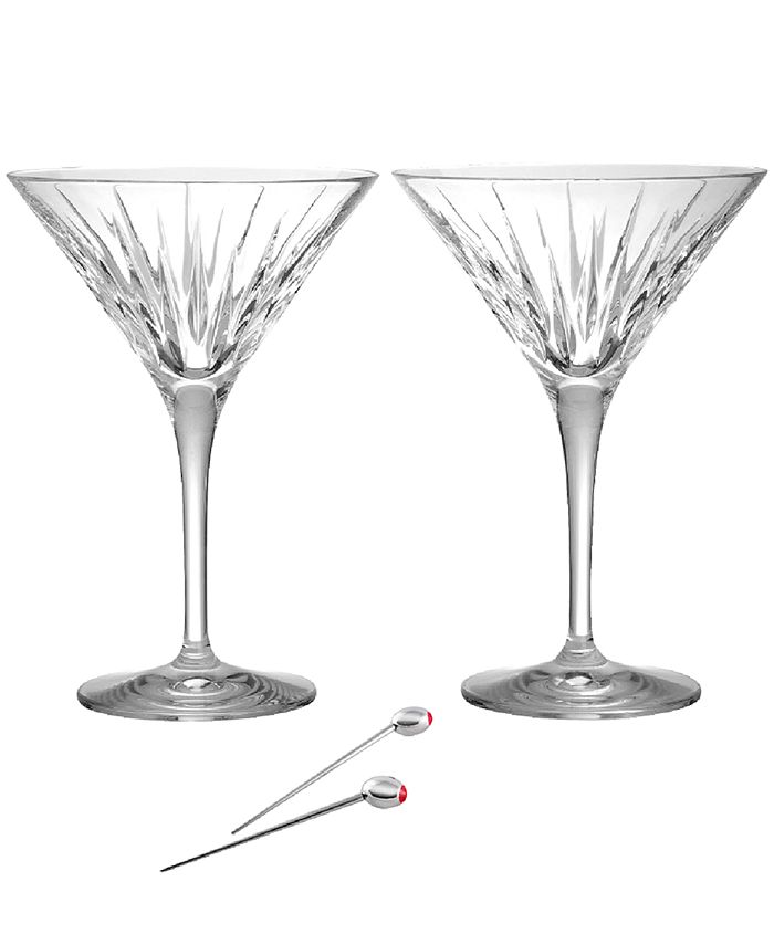 Reed & Barton Drinkware, Set of 2 Soho Martini Glasses Macy's