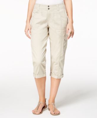 style & co cargo capri pants