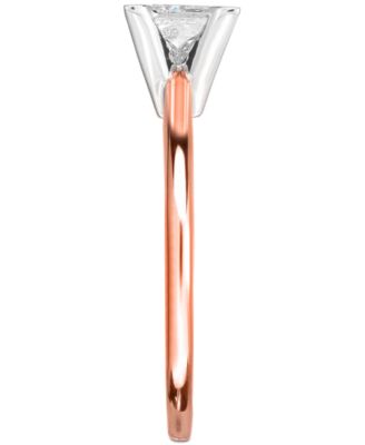 Diamond (1 ct. t.w.) Princess Engagement Ring in 14k White, Yellow or Rose Gold 