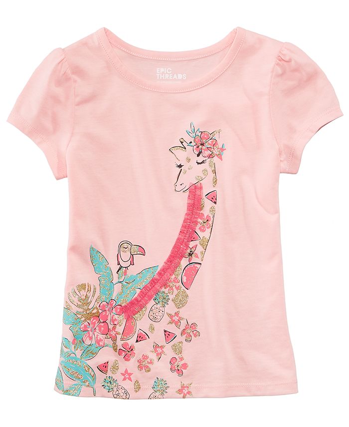 Epic Threads Printed T-Shirt, Toddler Girls, Created for Macy's ...