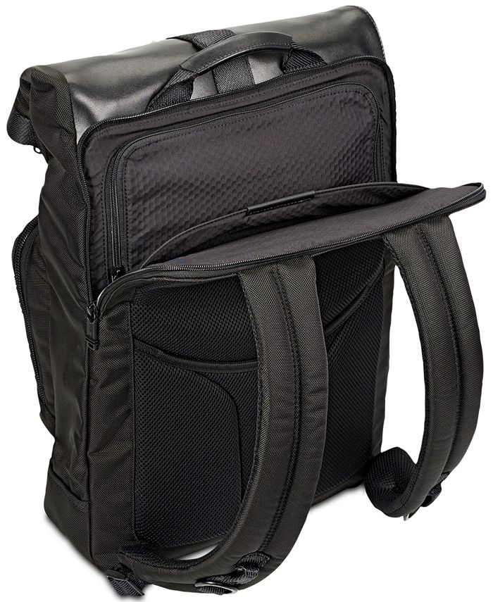 americana leather zip top backpack Vintage Full-Grain Leather Backpack  Travel, Work & Laptop Bag