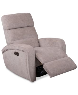 Stellarae Fabric Power Recliner with USB, Created for Macy's