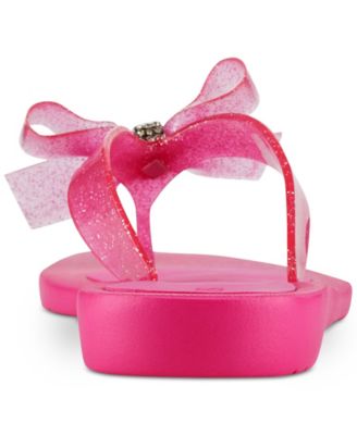 GUESS Tutu Bow Flip Flops - Macy's
