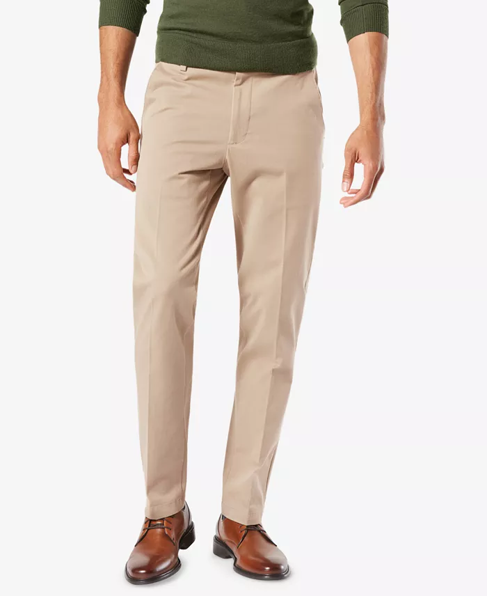 Men's Workday Smart 360 Flex Slim-Fit Khaki Stretch Pants - thumbnail 10
