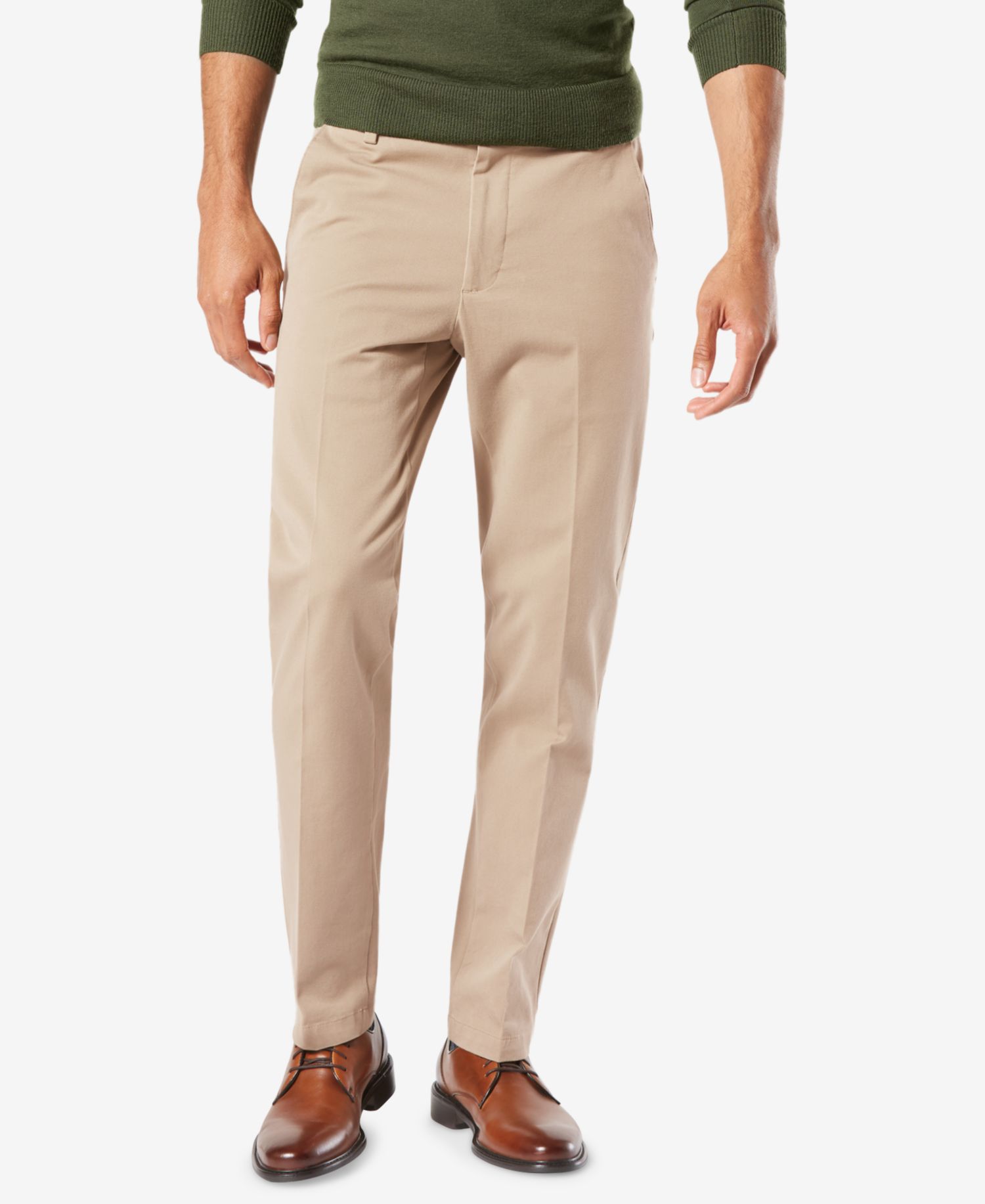 Men's Workday Smart 360 Flex Slim-Fit Khaki Stretch Pants