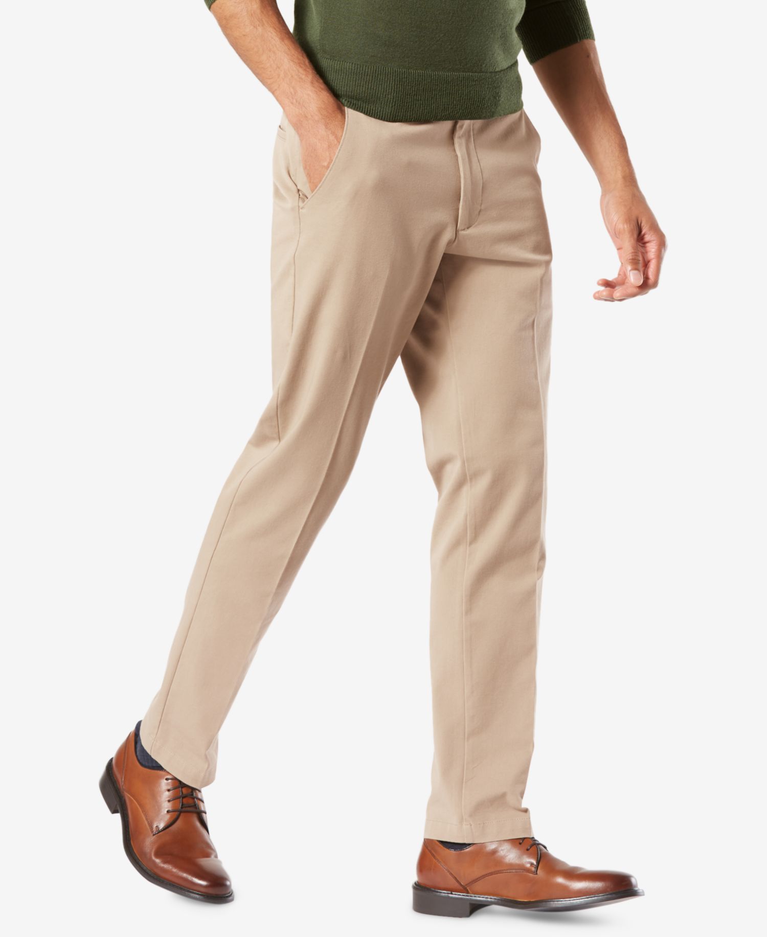 Men's Workday Smart 360 Flex Slim-Fit Khaki Stretch Pants