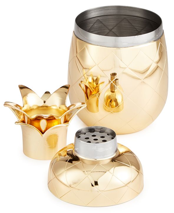 Martha Stewart Collection Pineapple Cocktail Shaker, Created for Macy's