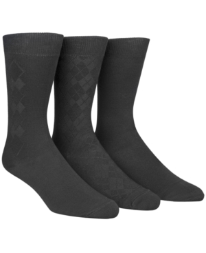image of Calvin Klein Men-s Socks, Rayon Dress Men-s Socks 3 Pack