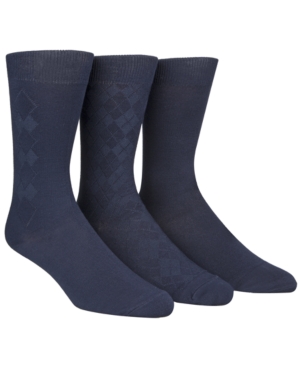 Calvin Klein Men's Socks Rayon Dress Men's Socks 3 Pack