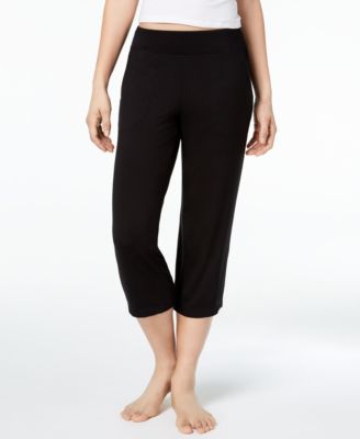 Alfani - Solid Cropped Pajama Pants