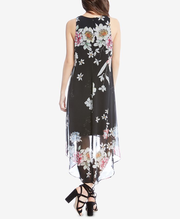 Karen Kane Floral-Print High-Low Dress - Macy's
