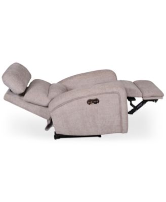 Stellarae Fabric Power Recliner with USB, Created for Macy's