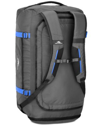 high sierra wheeled duffel with backpack straps