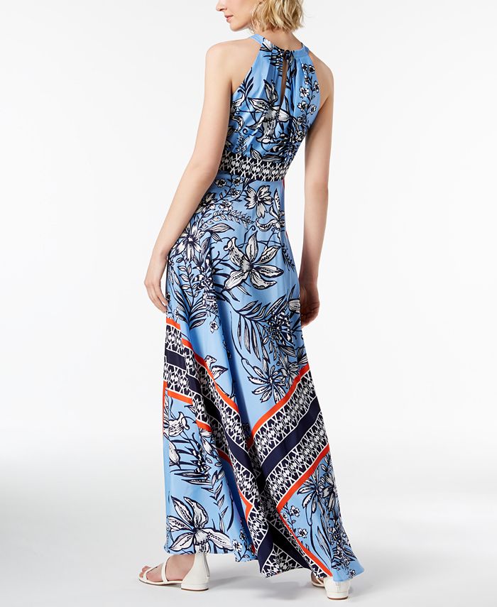 INC International Concepts I.N.C. Printed Maxi Dress, Created for Macy ...