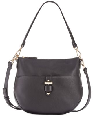 macy's black crossbody purse