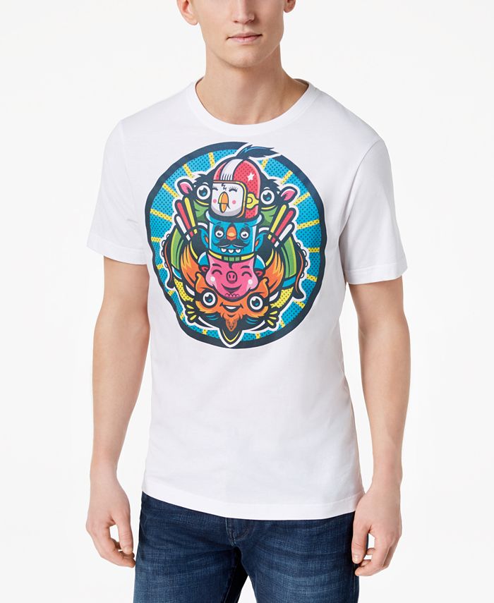 Armani exchange street art t shirt outlet