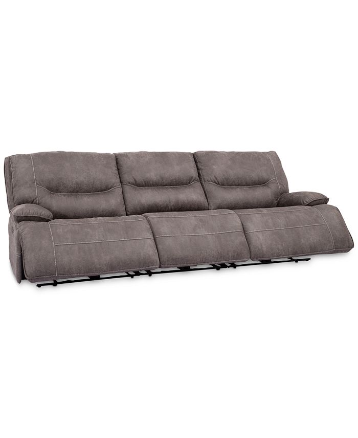 Furniture CLOSEOUT! Felyx 116'' 3Pc. Fabric Sectional Sofa With 3