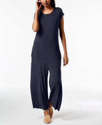 eileen fisher wide leg jumpsuit