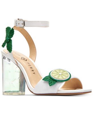 Katy Perry Rita Mojito City Lucite Heel Sandals - Macy's