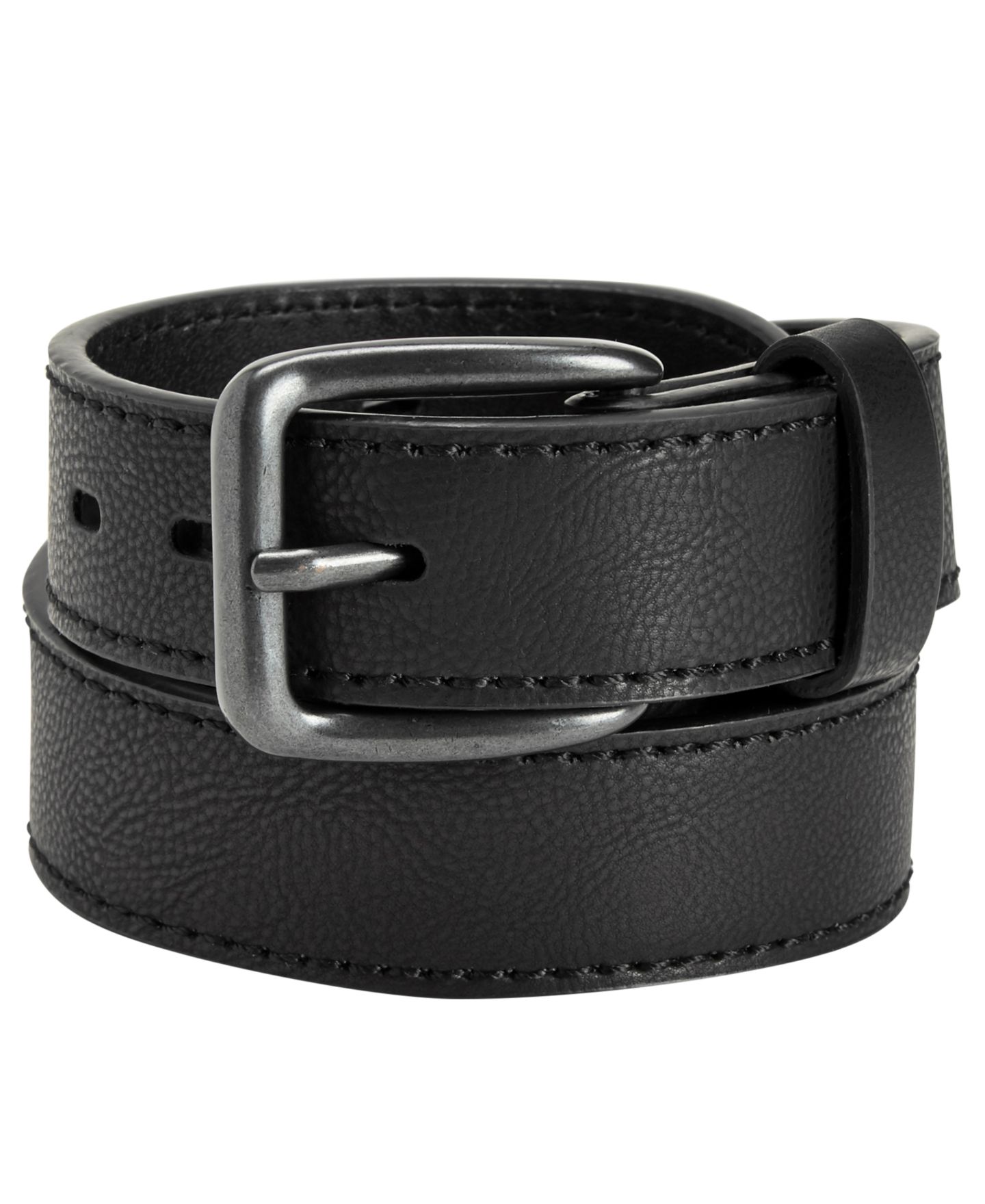 Ремни Levi's Jeans Belt для мальчиков, цвет: Чёрный — фото 1