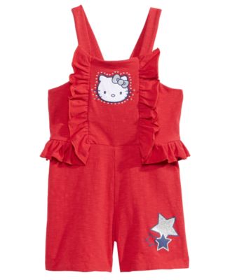 Hello Kitty - Bow-Back Romper, Little Girls