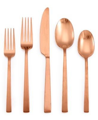 Lucky Brand Rumble Copper 20-Pc. Flatware Set, Created for Macy's, Service for 4