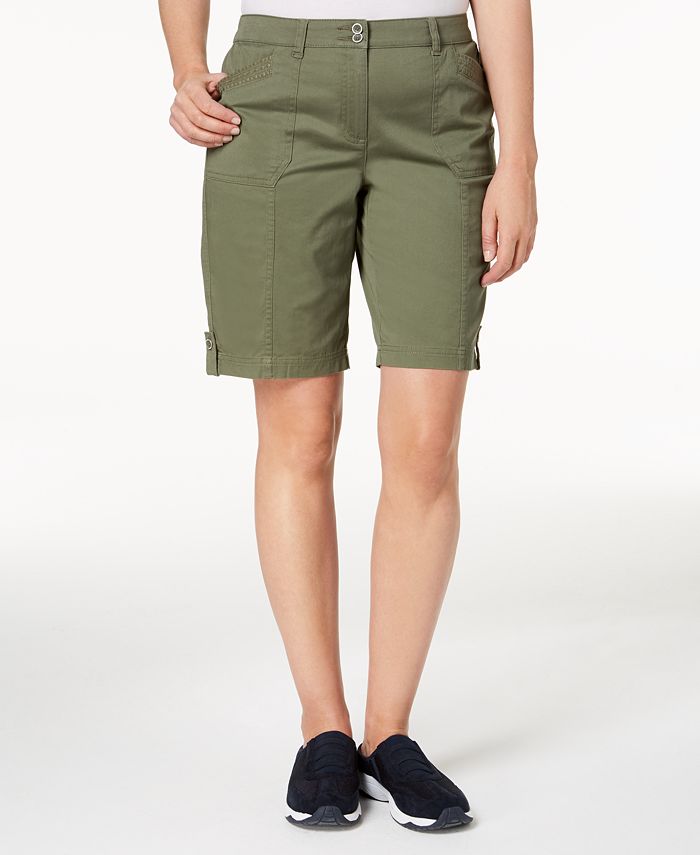 Karen Scott Utility Shorts, Created for Macy's - Macy's