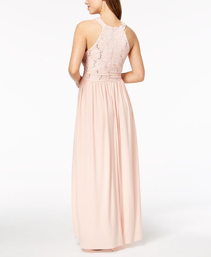 Nightway Lace Keyhole Halter Gown Evening Gowns Nightway Lace Keyhole  Halter Gown Night Way Halter