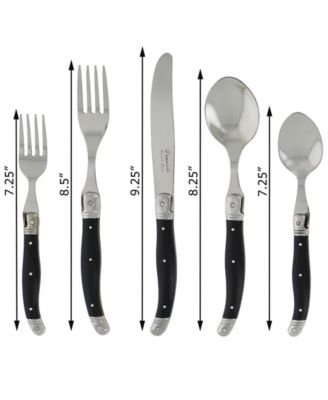 Laguiole 20 Piece Stainless Steel Flatware Set, Service for 4