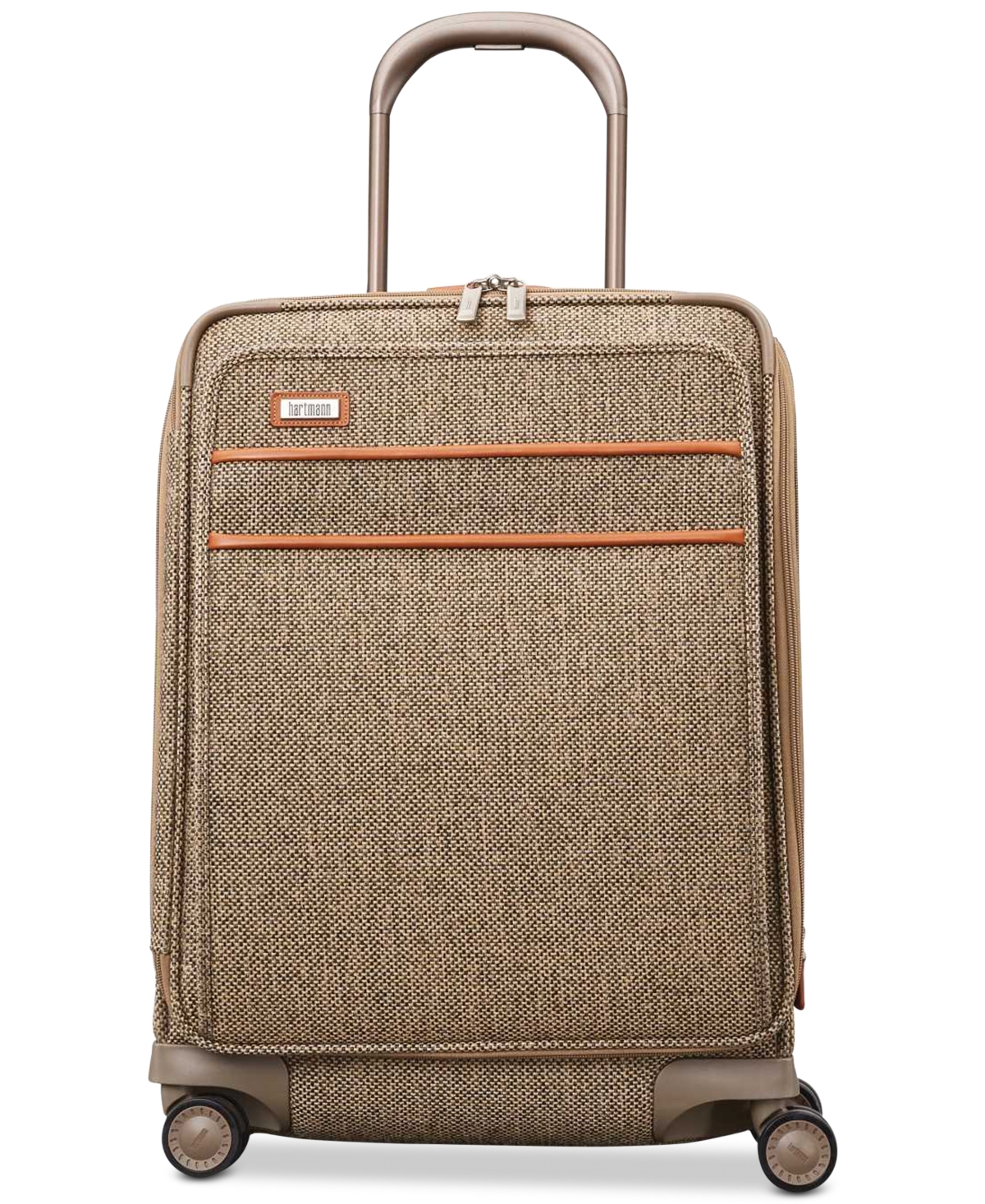 Tweed Legend 21" Domestic Carry-On Expandable Spinner Suitcase - Natural Tweed