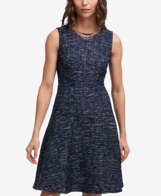 dkny tweed dress