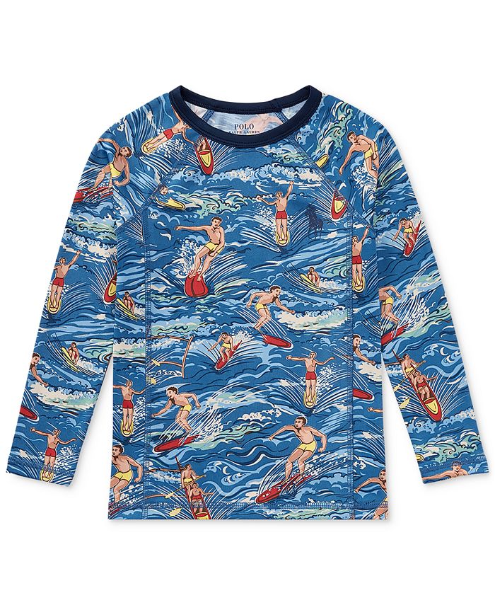 Polo Ralph Lauren Printed Rash Guard, Toddler Boys Macy's