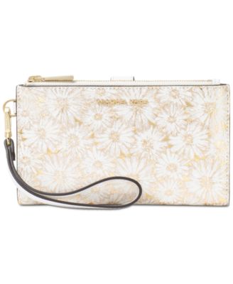 michael kors silver wristlet