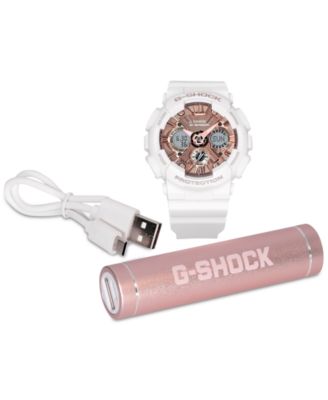 g shock women white