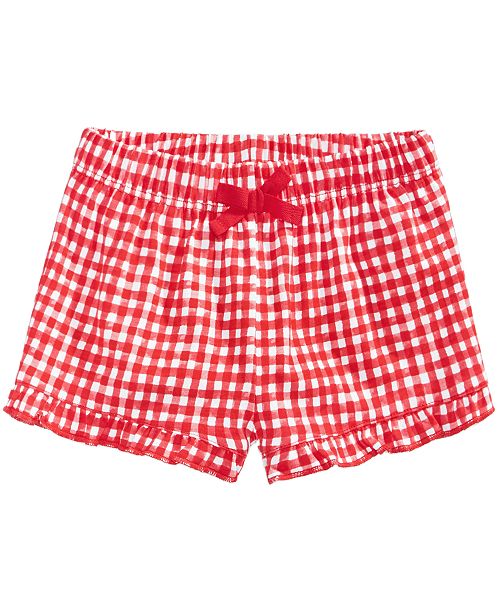 First Impressions Ruffled Cotton Shorts, Baby Girls, Created for Macy's ...