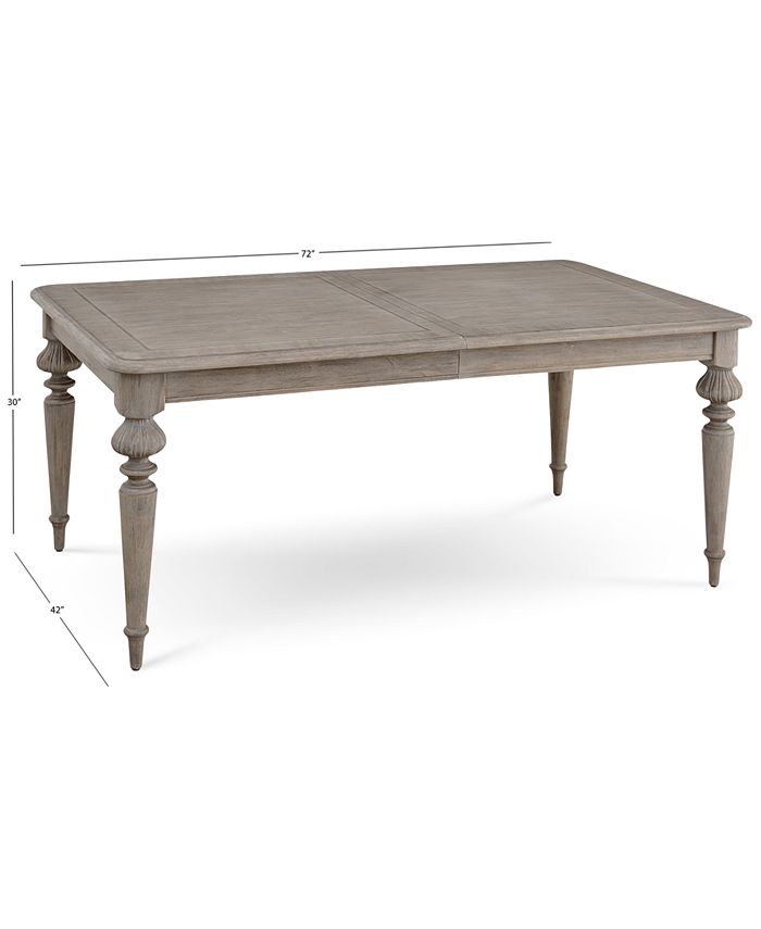 Furniture Elina Expandable Dining Table, Created for Macy's Macy's